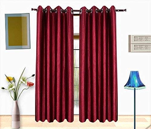 Garg Traders Polyster Crush Curtain Set 0F 2 PC.
