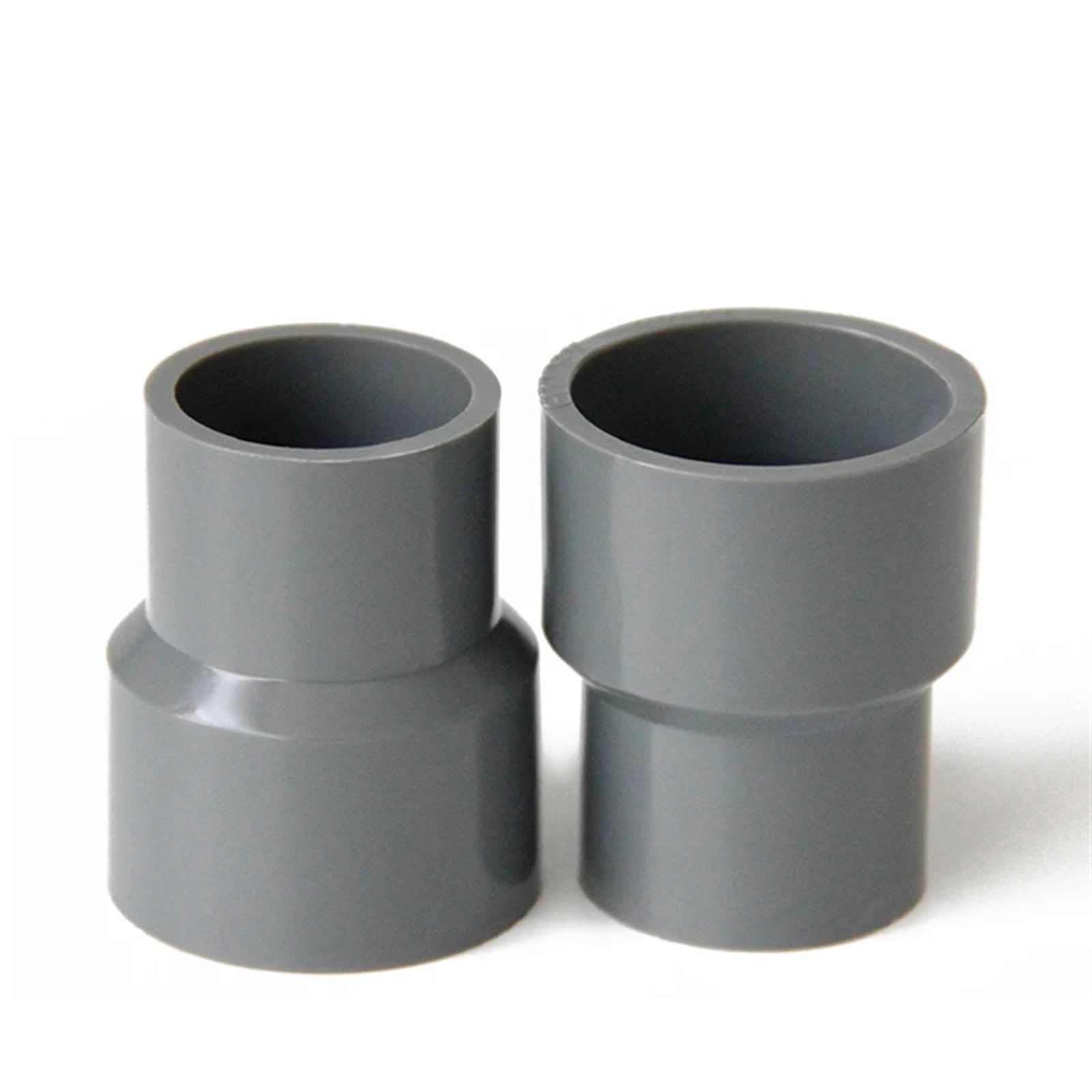 Accesorios de PVC, conector rápido de tubería, conector reductor recto de PVC gris de 20/25/32/40~200 mm, accesorio de tubería de agua, conector de tubo de agua for riego de jardín(110 50mm)