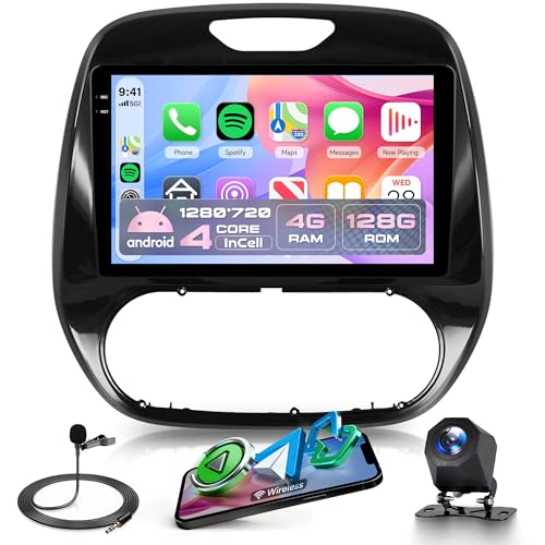 Autoradio Android 4G 128G avec Carplay sans fil et écran Incell fluide