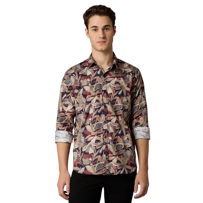 Image of MARK & ALBERT Men's Slim Fit Cotton Formal Shirt