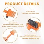 3PCS Hair Brush Cleaner Tool, Comb Cleaner, Hair Brush Cleaning Tool Suitable for Salon Professionals and Pet Enthusiasts - Image 3