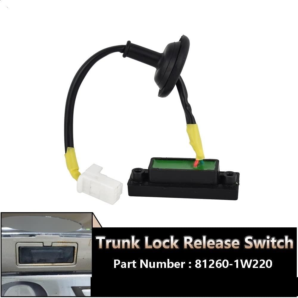 Replacement for Kia for Morning for Picanto 2011 2012 2013 2014 2015 81260-1W220 Car Rear Trunk Boot Release Switch Tailgate Trunk Button Control Switch Window Lifter