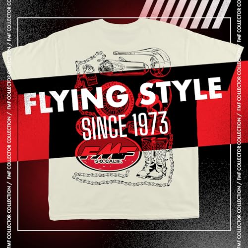 FMF Collector Tee - Crew Neck Short Sleeve, Cotton, Mens T Shirt, Motocross4