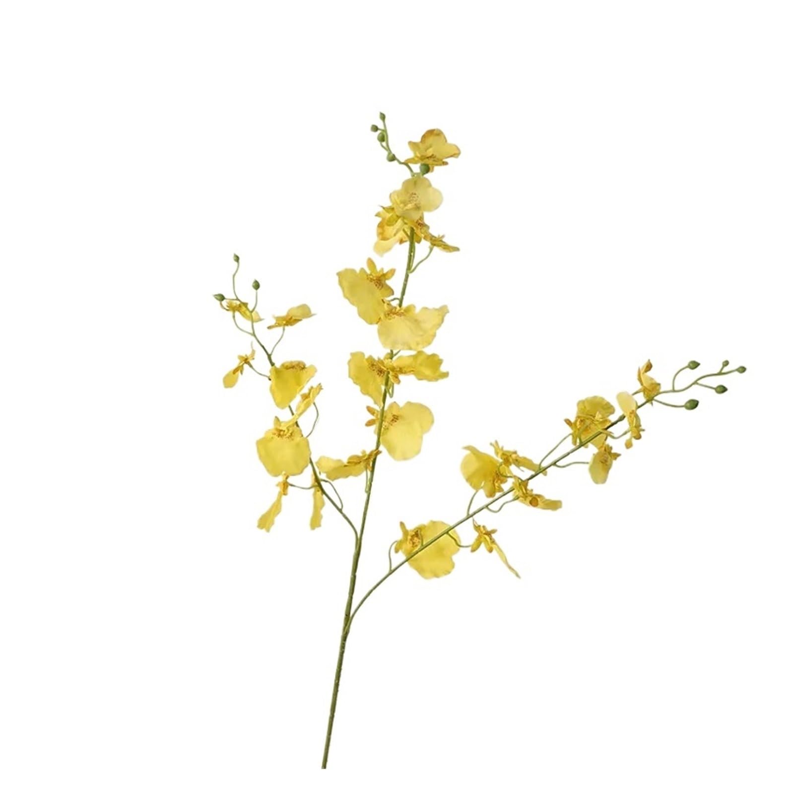 Casetlong 4Pcs Artificial Flowers Indoor Home Decoration Ornaments Wedding Flower Arrangement(Yellow)
