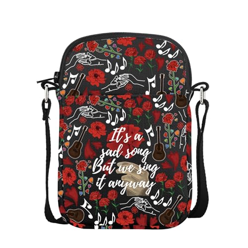 VAMSII Hadestown the Musical Inspired Gifts Hadestown Orpheus Crossbody Bag Musical Theater Fans Gifts