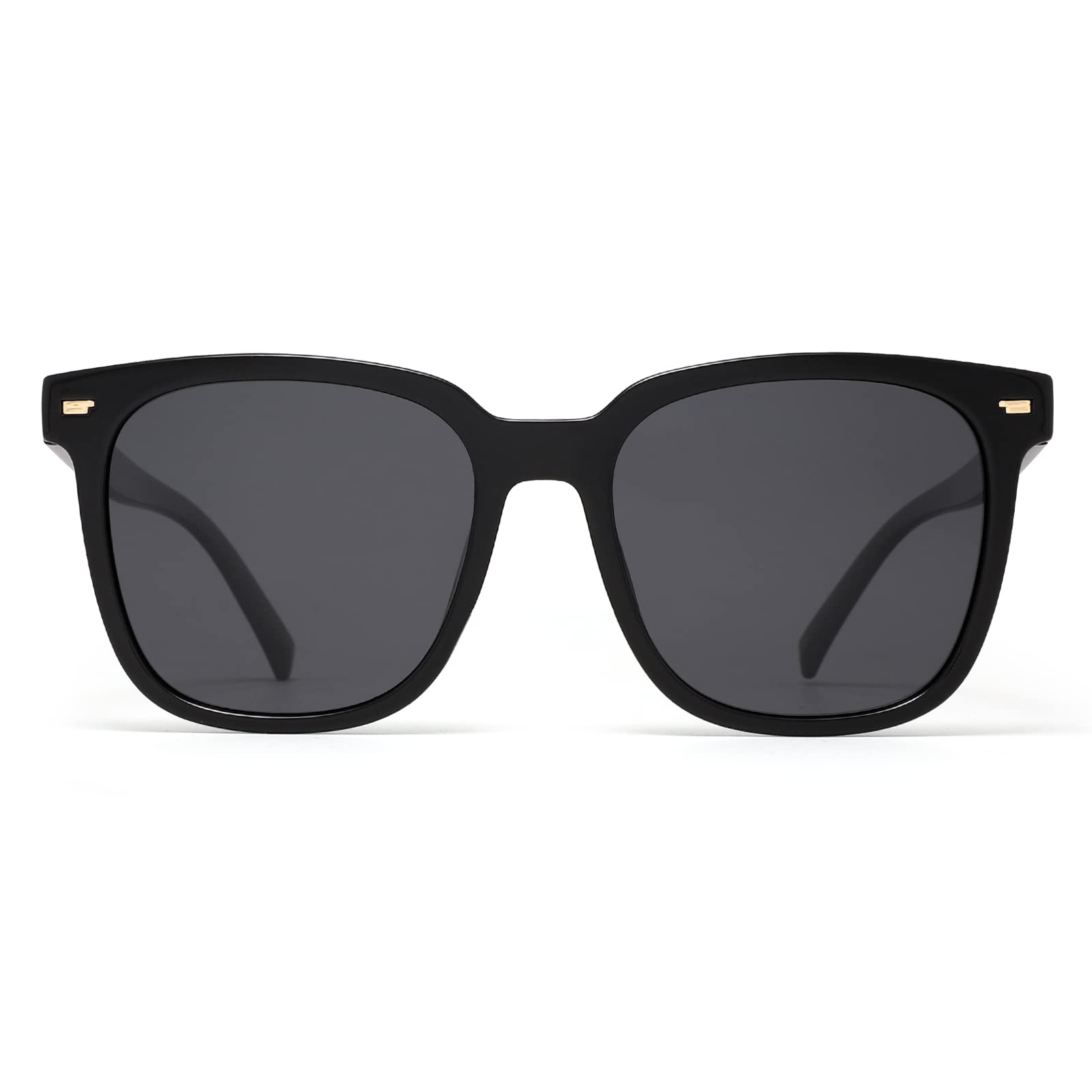 PANNERPANNER Oversized Square Blue Light Blocking Glasses for Women Men Anti Glare Reduce Eyestrain Computer Glasses