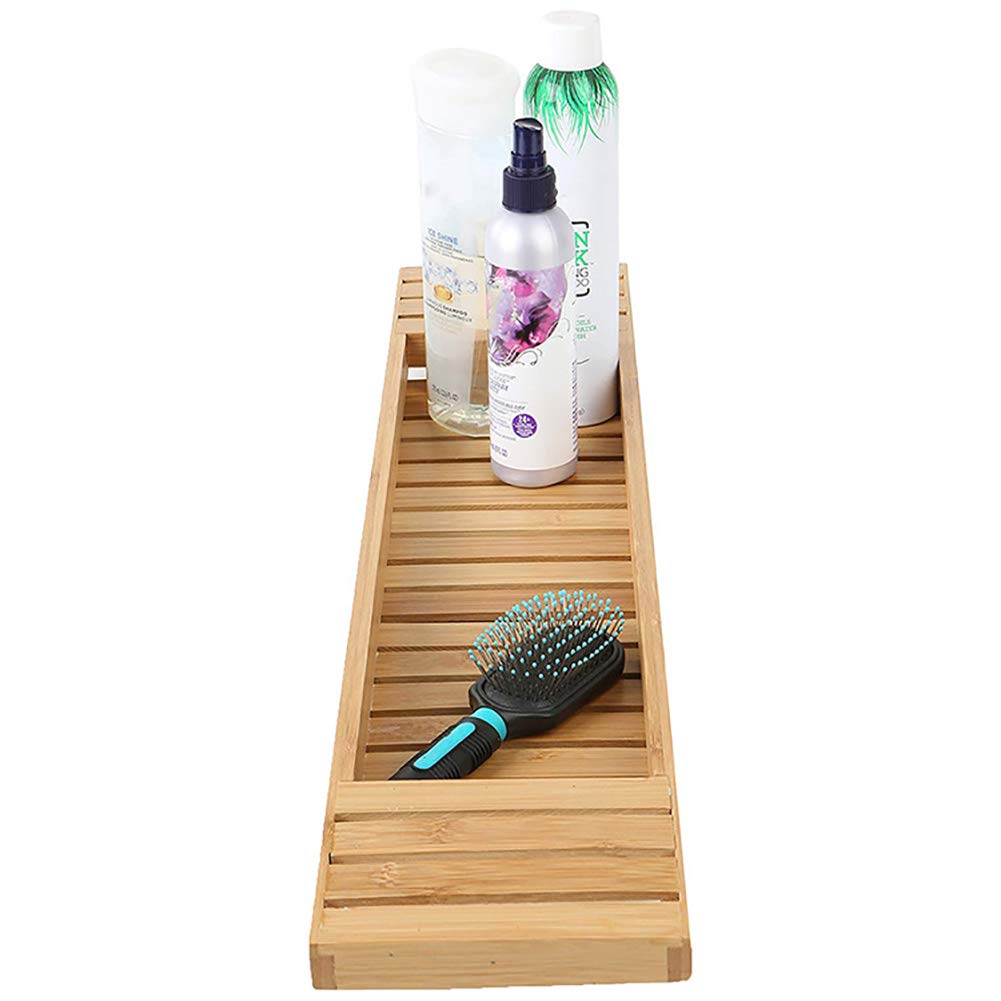 Ruby Lil Bandeja De La Bañera, Bandeja De Bañera De Bambú, Accesorios De Bañera Bandeja De Baño para Bañera,Natural