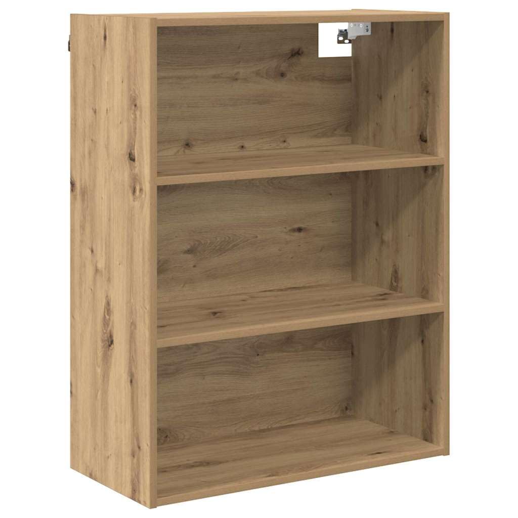 Buffet avec fixation murale en bois d'aspect bois recyclé - Armoire d'appoint pratique avec espace de rangement, buffet et armoire murale aspect bois vieilli en bois