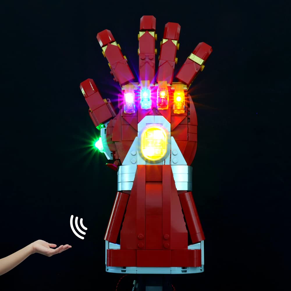 Buy REGO DESIGN Light Building Set for IR Switch Light Kit 76223 Lego Marvel Iron Man Nano