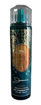 Bath and Body Fine Fragrance Mist JASMINE Princess Limited Edition 8oz Body Spray Mist Bottle