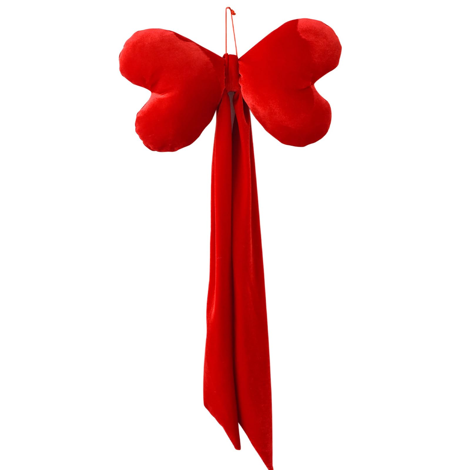 Kalttoy Red Sentimental Heart Bowknot Accessory Expressing Valentine ' S Celebration Heart Bowknot Ornament With Clip