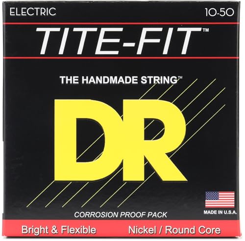 DR Strings Tite-Fit MH-10 – E-Gitarre Medium-Heavy 10-50