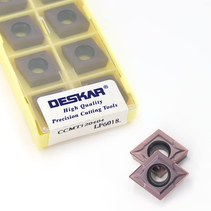 Deskar CCMT CCMT12 CCMT1204 CCMT120408 LF6018 Lame de tournage diamant NC
