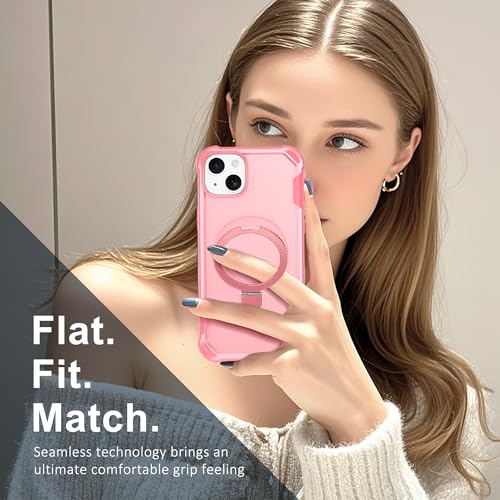Coque iPhone 13 antichoc Fingic or rose magnétique MagSafe - 5