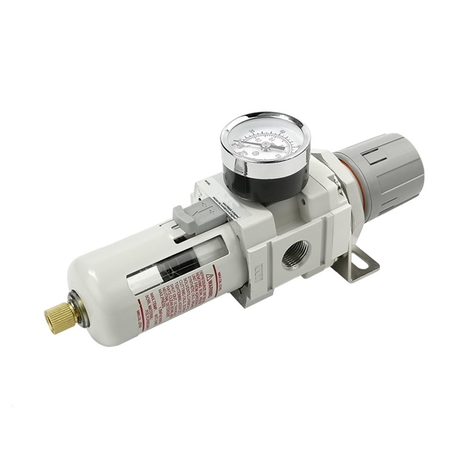 AW5000-06 AW5000-10 AW4000-04 AW4000-06 Air Oil Water Seperator Controller Pneumatic Pressure Regulator Compressor Filter 1Pcs(AW4000-06 Copper)