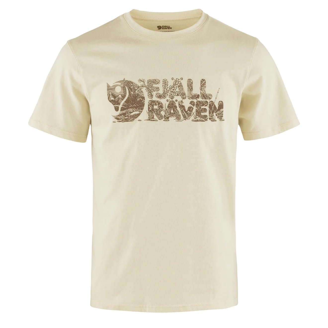 Fjällräven Men's Chalk White Fjallraven 12600219-113 Lush Logo T-Shirt M T-Shirt Size L