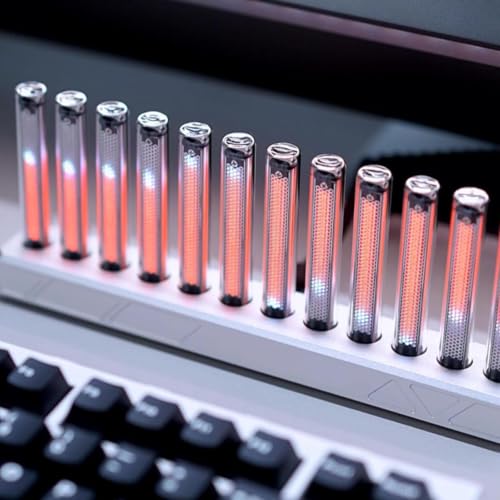 Visualizador de audio LED con control por voz y 10 efectos dinámicos 8