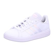 adidas Donna Grand Court Base 2.0 Shoes, Cloud white, Cloud white, clear pink, 37 1, 3 EU