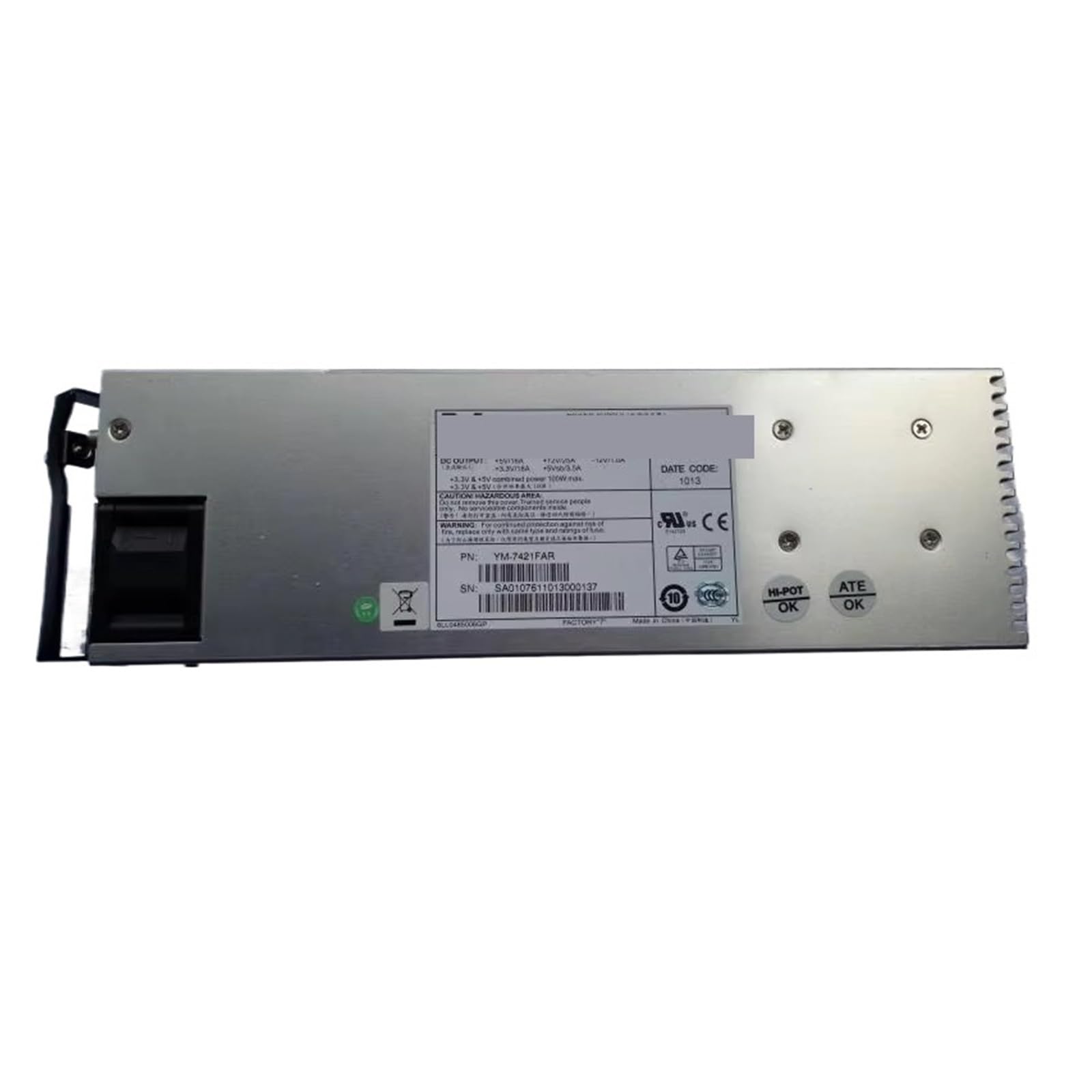 JJKKOZVQF 3Y Power YM-7421F Server Power Supply 420W YM-7421FAR