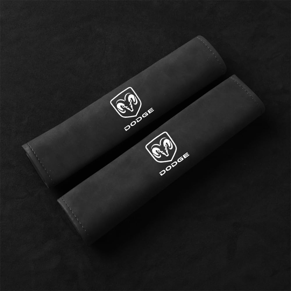 シートベルトカバークッション 2個セット 適合ダッジ・ダート (Dart), 耐久性 耐摩耗性に ソフトベルトパッド ネック ショル