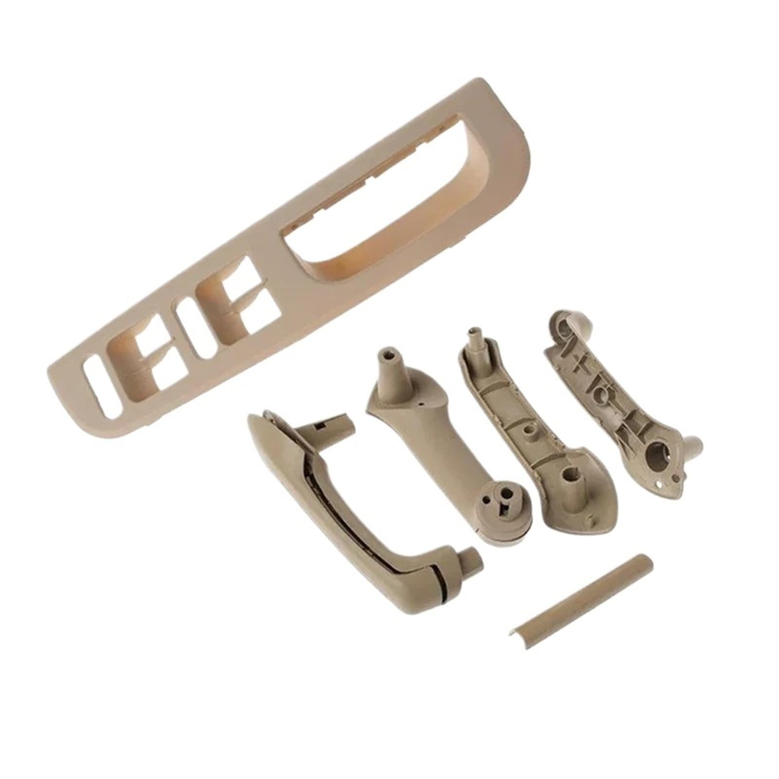 JYUTDW Door Inner Handle for Golf MK4 1999-2004 Car Interior Handle Inner Door Armrest Panel Pull(Beige)