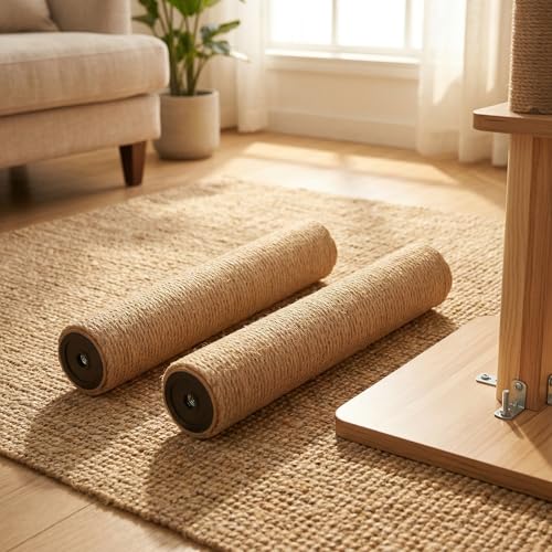 Cat Scratching Post de Sisal para Salones Pequeños y Gatos de Interior Activos 8