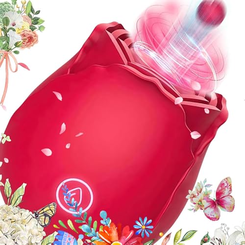 Rose Sex Toy Rose Toy Clit Sucker Adult Toys Sucking Vibrator for Women Dildo Toys Rose Flower Vibrate The Adult Toys for Couple Adult Rose 10 Speeds GH-01