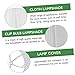 NUOBESTY Cloth Lampshade Clip Bulb Light Cover for Table Floor Wall Lamps Sturdy Lamp Decor with Easy Tool Installation Softens Light to Protect Eyes Housewarming Gift