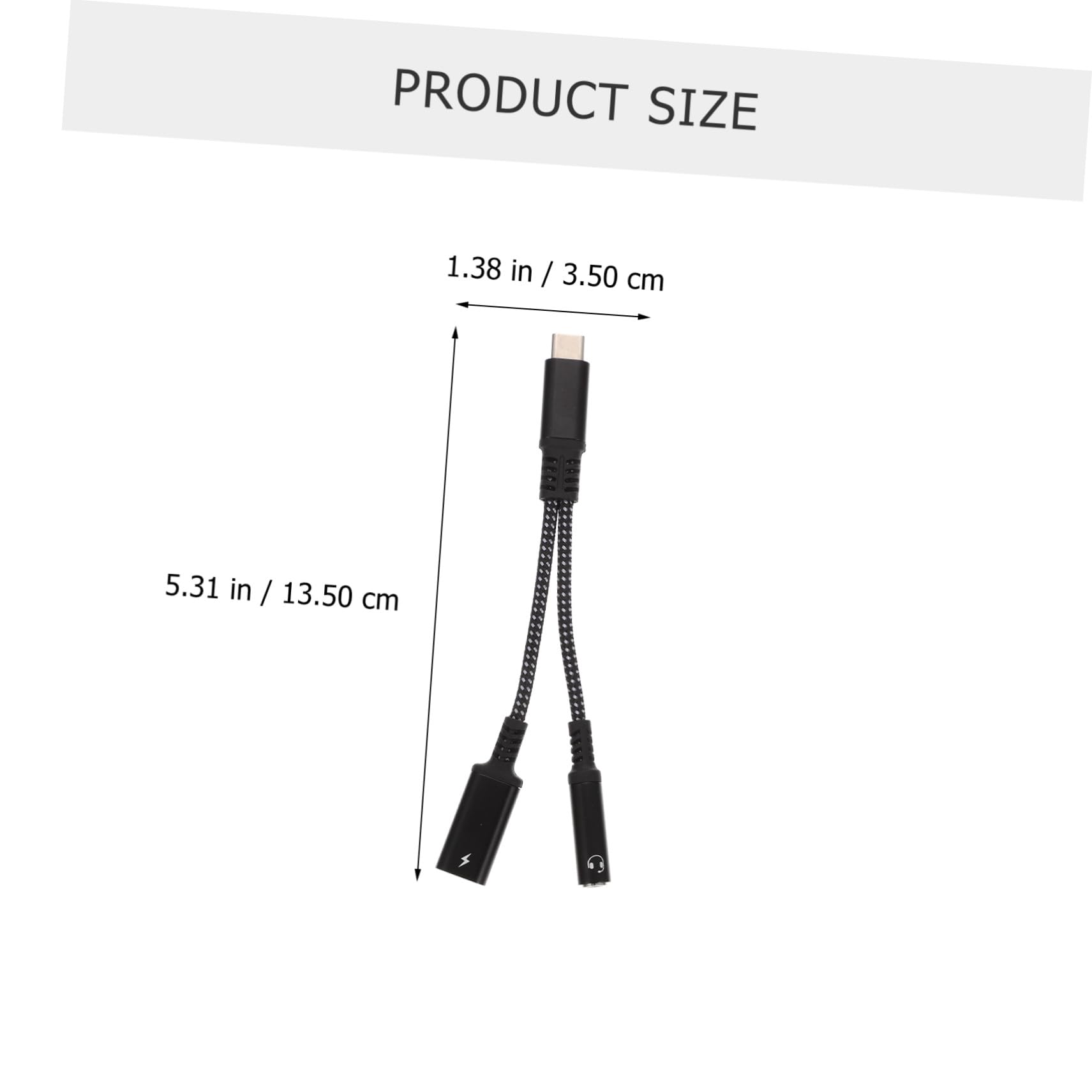 Gatuida Cable a de de Tablets Compatible Interfaz Mayoría Móviles y Adaptador Tipo C 3,5 Mm Compacto USB C, Hecho de Aleación de Aluminio para Auriculares