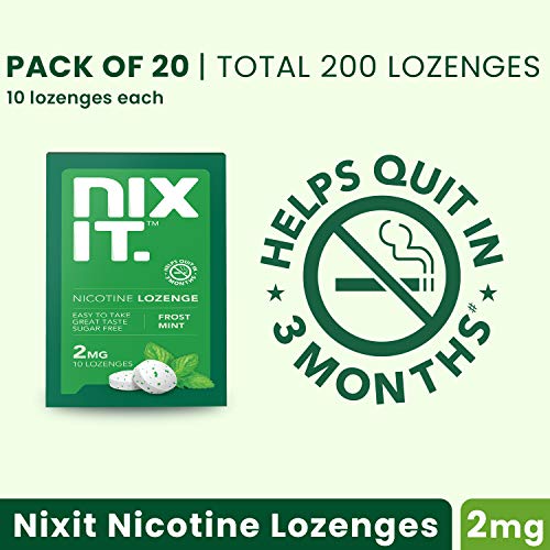 Nixit-Nicotine-Lozenge-2mg-Frost-Mint-Flavored-Lozenge-to-Quit-Smoking-Sugar-Free-10-LozengesPack-of-20