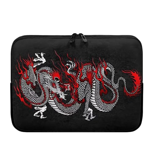 Binienty Dragon - Funda para portátil para profesor de matemáticas, impermeable, bolsa de transporte para computadora, maletín de tela resistente al agua, ligero, para negocios, escuela, casual