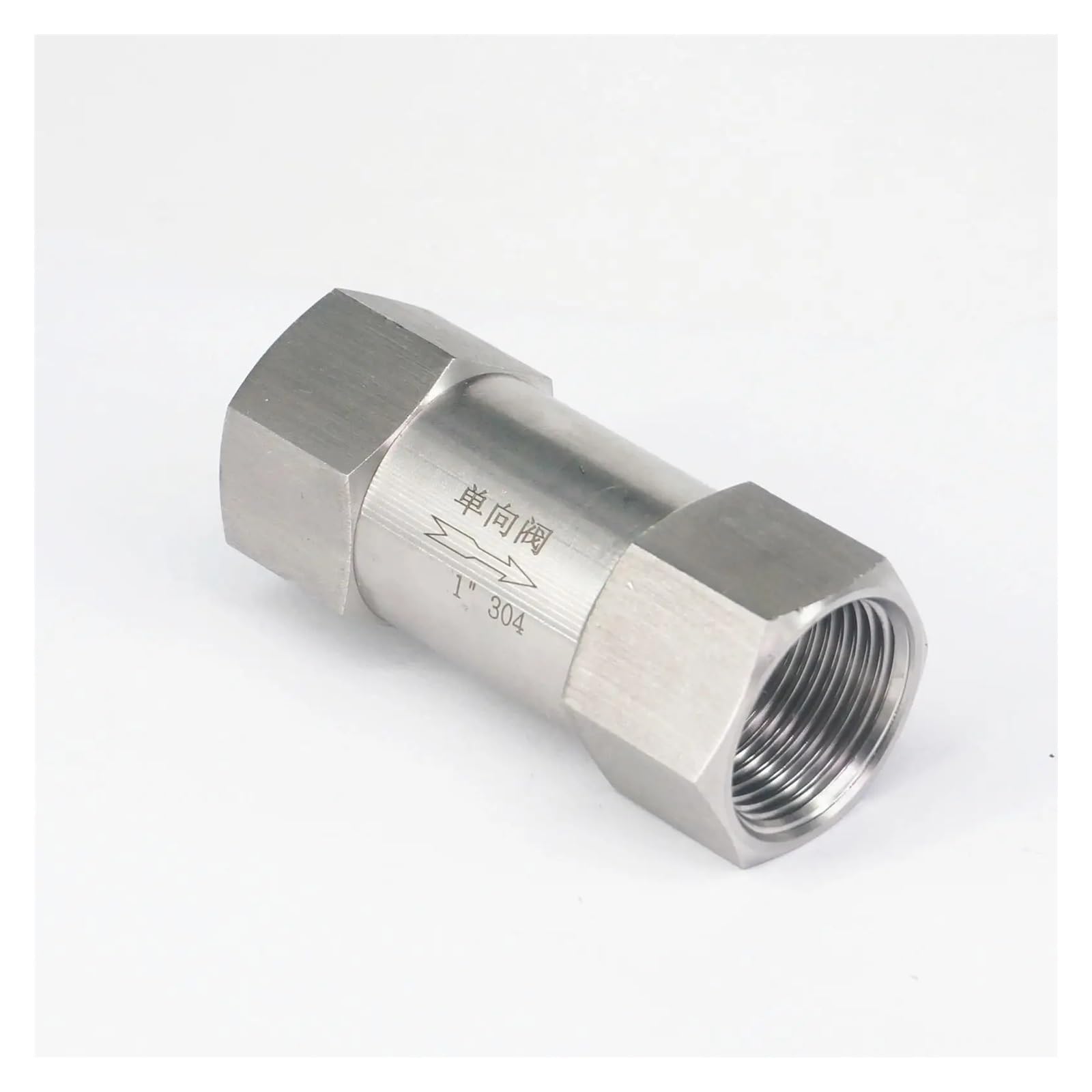 Valvola di ritegno unidirezionale in acciaio inossidabile 304 femmina da 1" BSP - Valvola di non ritorno ad alta pressione for uso industriale-1pz
