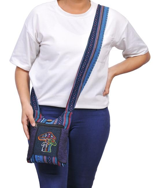 Image of ROYAL The Collection Small Hippie Phone Purse Crossbody, Boho Travel Bag