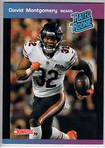 2019 Donruss Rated Rookie 1989 Instant Football #22 David Montgomery RC Rookie Chicago Bears Official Panini America NFL Trading Card 1 of 280 Produced