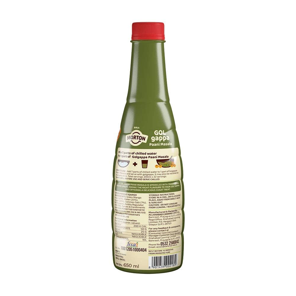 Birla Morton Gol Gappa Paani Masala 650 ML Pack of 2 - Image 3 thumbnail
