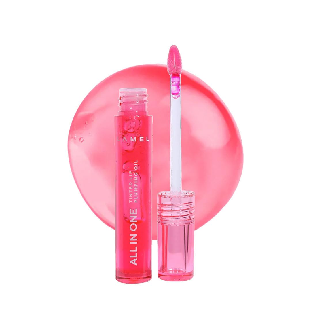 Amazon.com: Lamel All-in-One Tinted Lip Oil - Watermelon