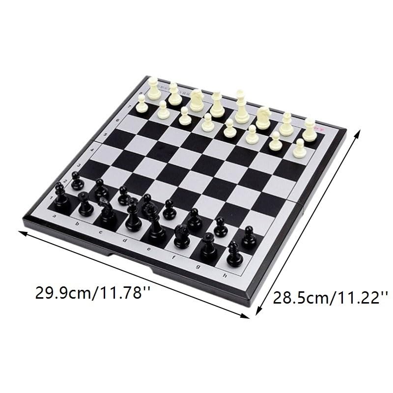 Scacchi Set di scacchi da viaggio pieghevole magnetico, portatile e leggero