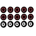 5 Sets TFV8 Baby Oring Silicone Seals Gasket Cloud Beast O Rings Rubber Bands (5)