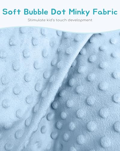 50% Off ATTABABY Kids 2-in-1 Soft Bubble Dot Minky Couch