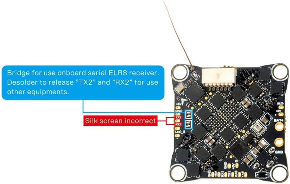 MINGCHUAN Flight Controller Built-in UART ELRS RX 12A BLHELI_S ESC ESC Speed CrazyF405HD 1-2S AIO for Digital HD Bwhoop Cinewhoop Drone