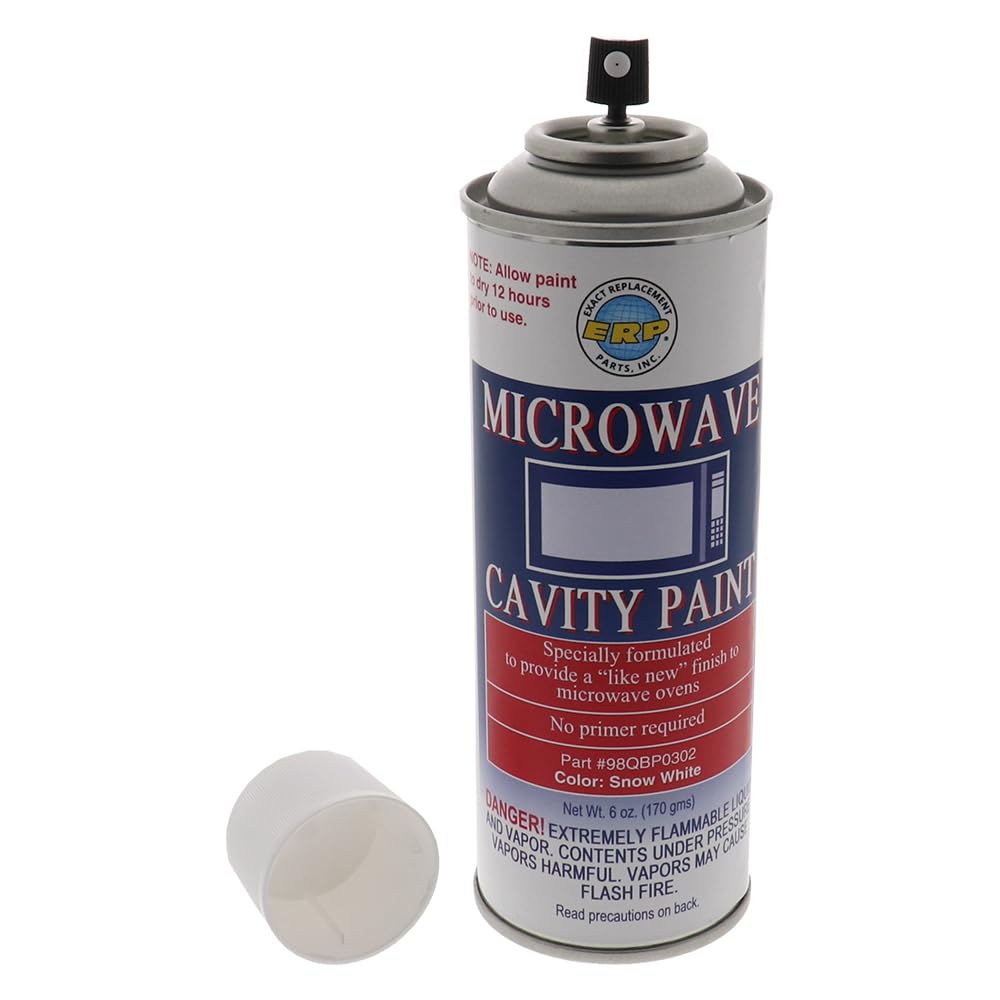 ERP 98QBP0302 Microwave Cavity Spray Paint Snow White 6oz Can, 1