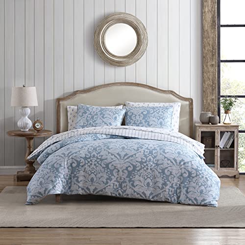 Stone Cottage Queen Comforter Set, Reversible Cotton Sateen Bedding