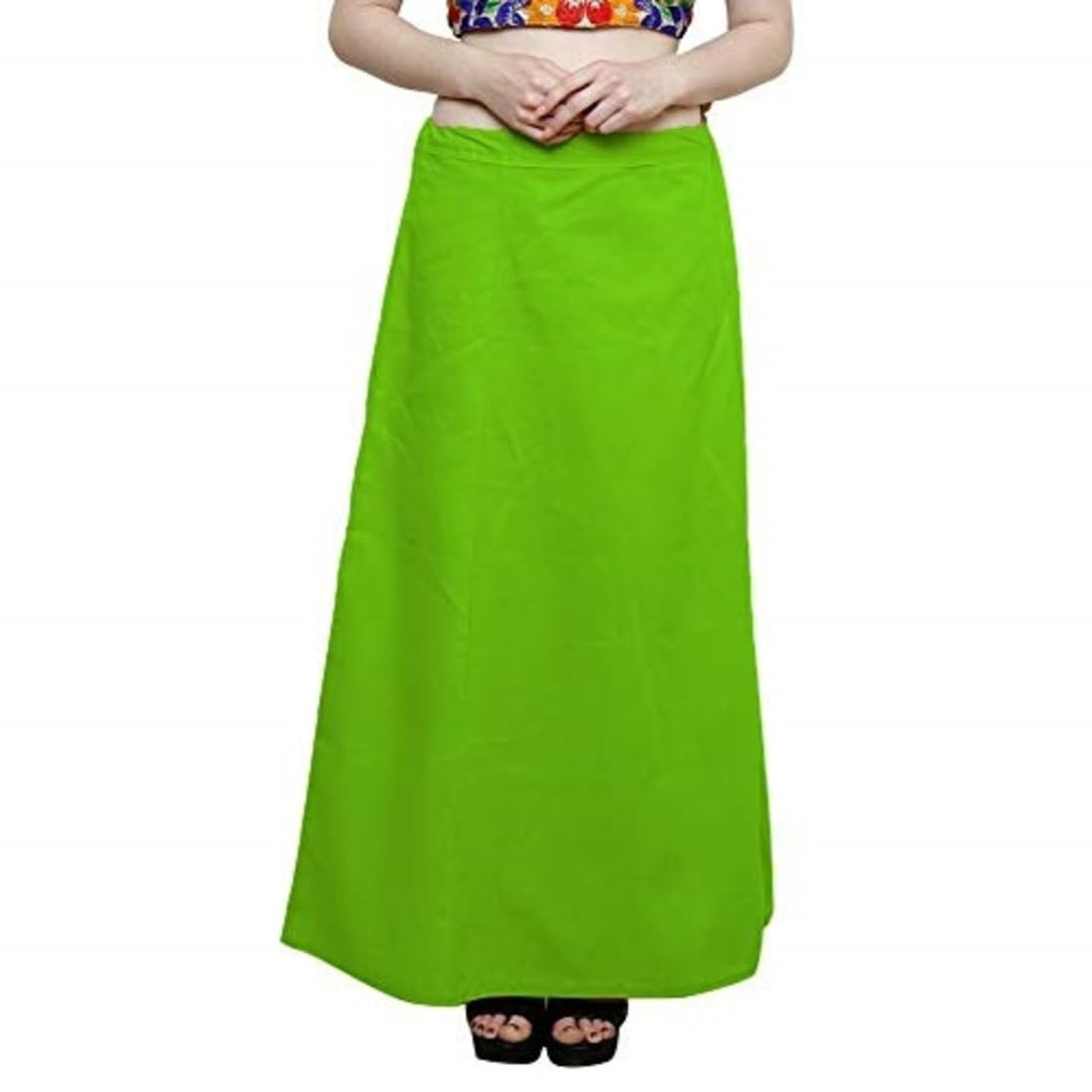 Queen Style Poplin Cotton Readymade Saree Petticoat-image-4