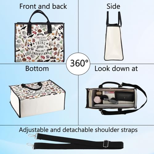 BWWKTOP Vampire Merch tote bag The Diaries Fans Gift It's A Vampire Thing Vampire Crossbody Shoulder Bag3