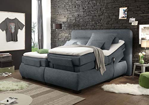 Froschkönig24 Evolution Boxspringbett mit Motor 160x200cm elektrisch Doppelbett Rosa – Bild 5