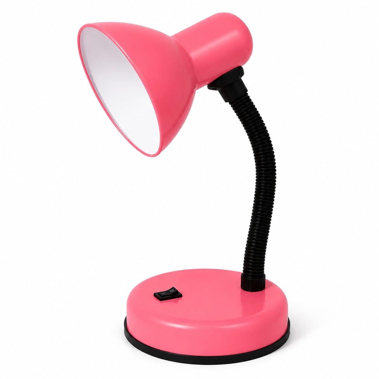 Wajha Flexible Desk Lamp E27 40W Adjustable Neck Table Lamp for Study Reading Work Office Bedroom Home, Metal Task Light with UK Plug, Simple Modern Design for Desk Table Workspace