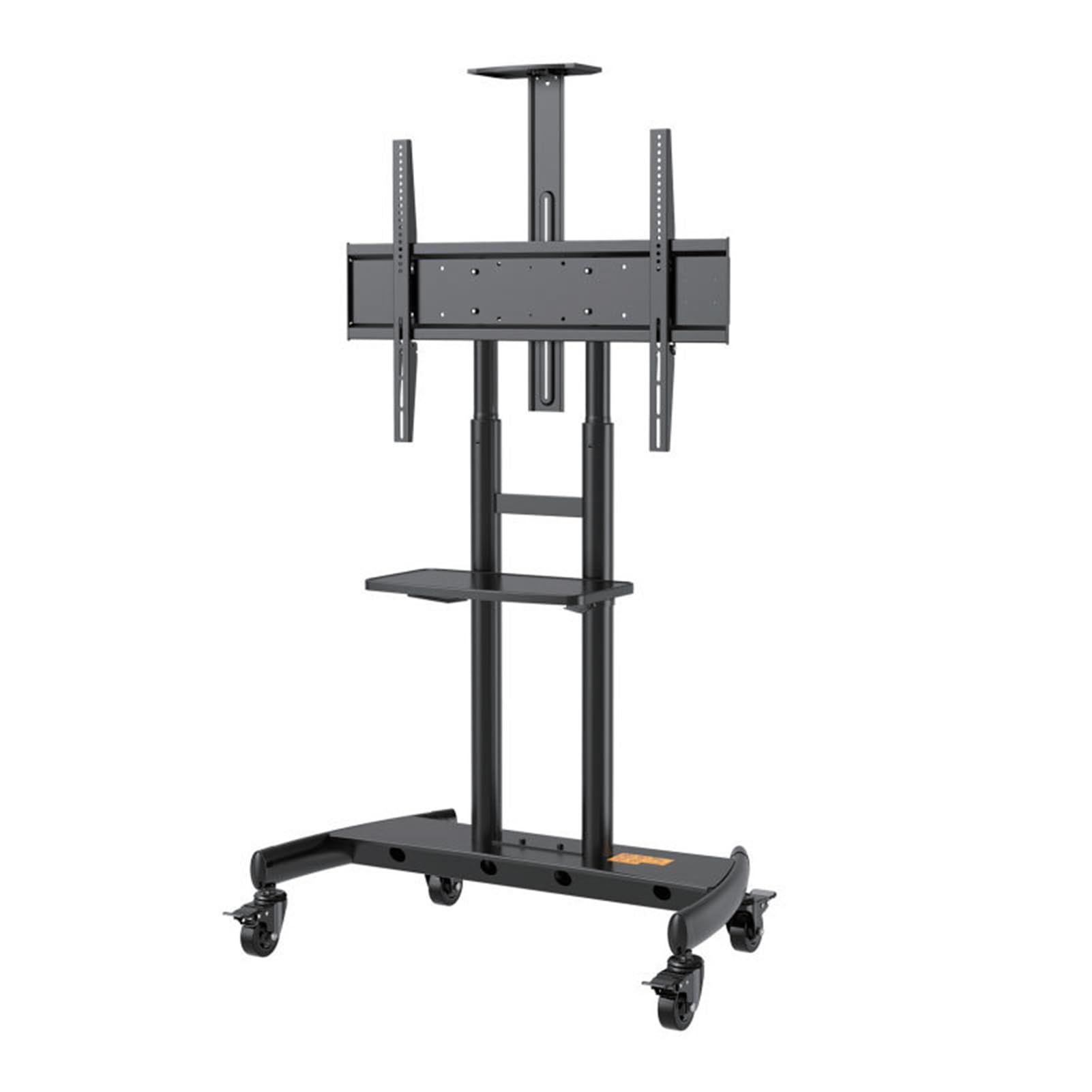 Supporto TV da Pavimento Regolabile in Altezza, Carrello TV Mobile con Ruote, Supporto TV Mobile, Supporto TV per 32-75 pollici/50-90 Pollici, Robusto Supporto TV Universale con RU