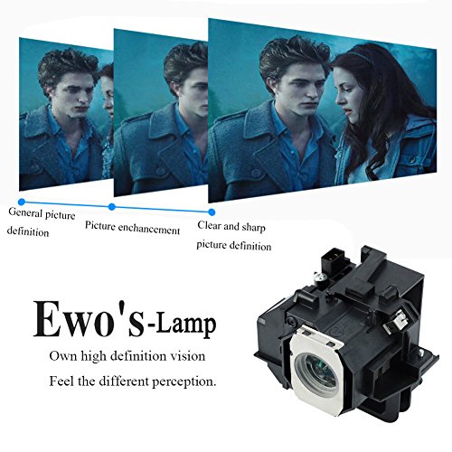 image for EWO'S ELP49 Replacement Lamp Bulb for Epson PowerLite Home Cinema 8350