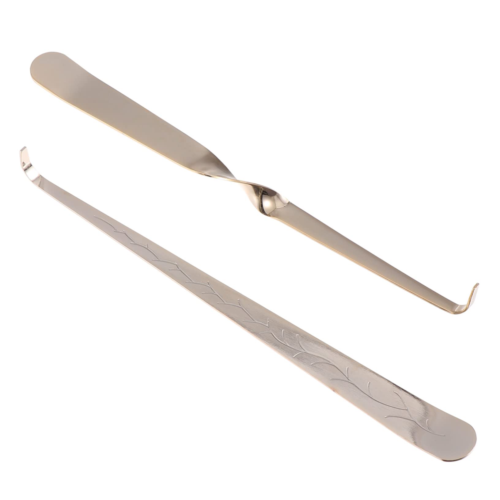 ARTIBETTER 1set Candle Tool Trimmer Candle Wicks Candle Making Supplies Tools Hook Candle Wick Parts Candle Wick Fittings Candle Wick Accessory Alloy Wick Dippers Stainless Steel 2pcs