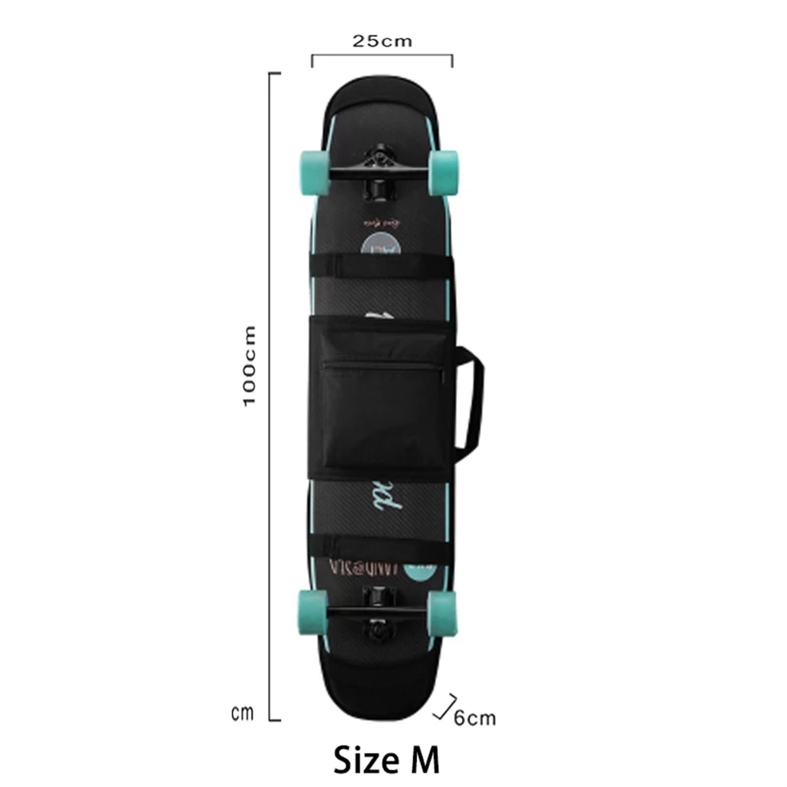 Sac pour Skateboard Housse de Planche à roulettes Portable et Durable, Pratique et Durable, Sac à Dos de Transport for Longboard Sac De Planche à roulettes